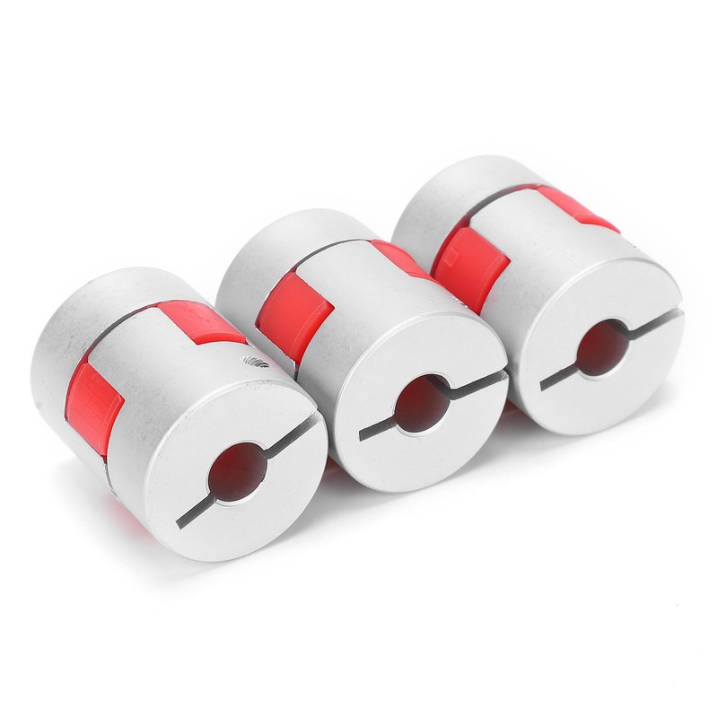 3Pcs Flexible Coupler Aluminum Alloy Ball Screw Coupling Kit Motor