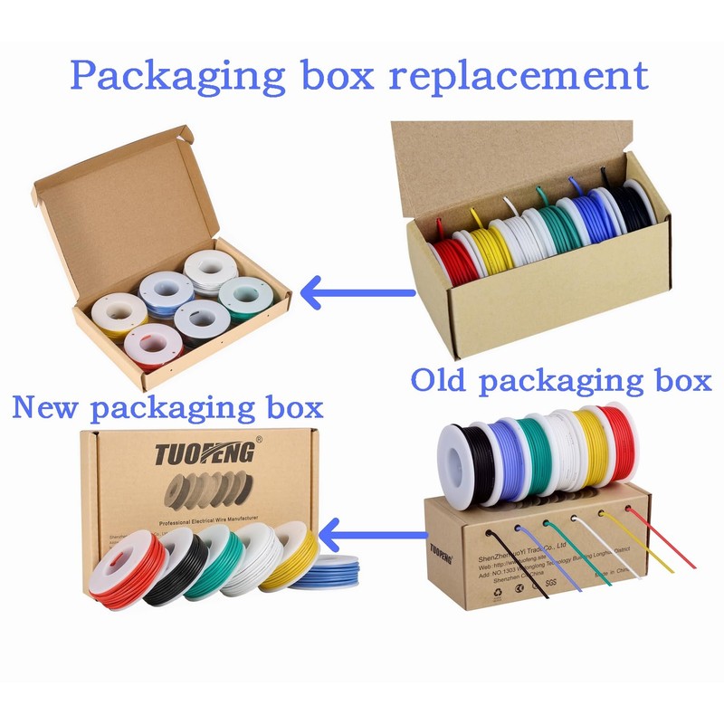 TUOFENG 22 AWG Wire Electrical Wires 22 Gauge Tinned Copper