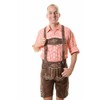 Men's Bavarian Lederhosen Tracht Oktoberfest Lederhosen Brown 32