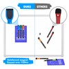 maxtek Whiteboard Pens Magentic, Fine Tip Dry Wipe Pens, Assorted