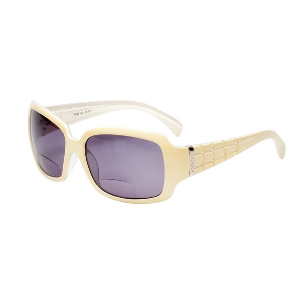 Calabria 830 Womens Polarized Bifocal Sunglasses Oversized Reading Sunglass Readers