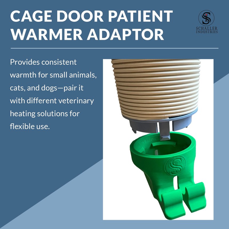 Veterinary Patient Warming Cage Door Adapter for Covidien WarmTouch Warming