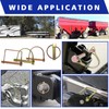 202PCS Hitch Pins Clip Pins, Linch and PTO Pins for