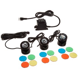 30w Halogen Submersible Light for Water Gardens and Ponds, Set of 3
