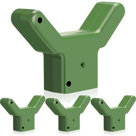 Yungyan 4 Pcs Tree Support, Plastic Fruit Tree Branch Support Device Tree Brace Prevent Them from Breaking for Vineyards Ornamental Gardens Orchards Fits on Standard 1.57 x 1.57 Inch Lumber (Green)