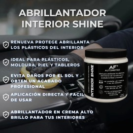 Abrillantador Para Interior Protector Tableros Plásticos Blanco