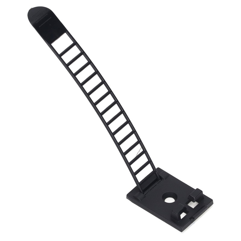 100Pcs Adhesive Cable Management Clips Adjustable Nylon Strap Ties Wire