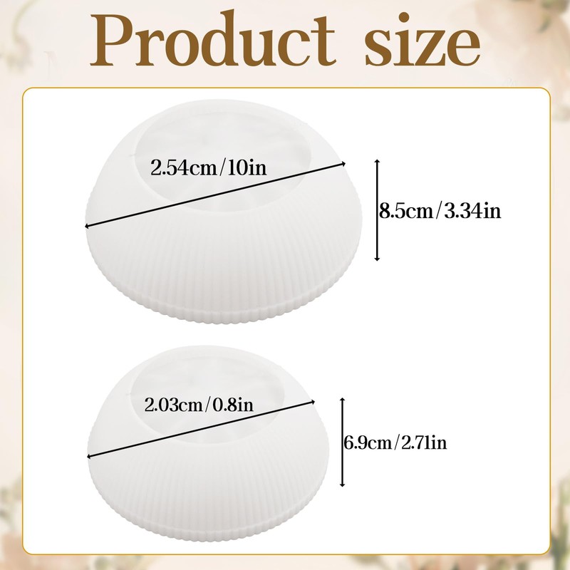 ZHAO GE Large Round Tray Epoxy Resin Moulds