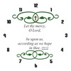 CafePress Bible Scripture Psalm 33 22 White Unique Decorative 10"