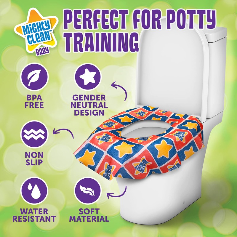 Mighty Clean Baby Disposable Toilet Seat Covers