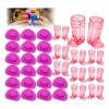 40pcs Vasitos Botas Vaqueras Con Sombrero 1 Oz Para Fiesta