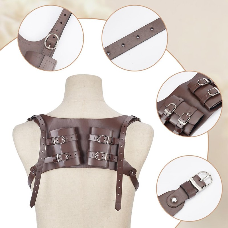 NBEADS Sword Back Holder, Adjustable Sword Shoulder Back Sheath Holder