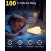 Daixinde Lying Flat Duck Night Light, Squishy Duck Lamp with