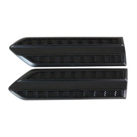 OMAC Side Door Molding Trim Skirt Garnish for Jeep Liberty 2002-2007 Black 2 Pcs