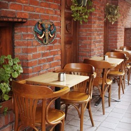 Yiruhe Vibrant Indian Elephant Intricate Floral & Geometric Design Unique Wall Art for Living Room Home Garden Patio Bar Cafe Elephant Decor 8x8 Inch Round Tin Metal Sign (25161)