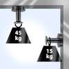 POPPSTAR Round Magnetic Hooks Matte Black - Set of 4