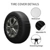 IUSCUST Adventure Mountains Spare Tire Cover Thickened Wheel Protector Universal