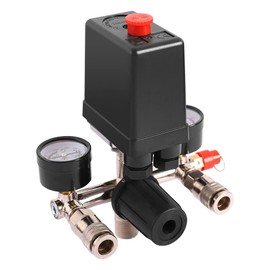 Air Compressor Pressure Switch with Valve Control Gauge
