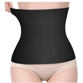 LODAY 2 in 1 Postpartum Recovery Belt,Body Wraps Works for Tighten Loose Skin(S,Black)