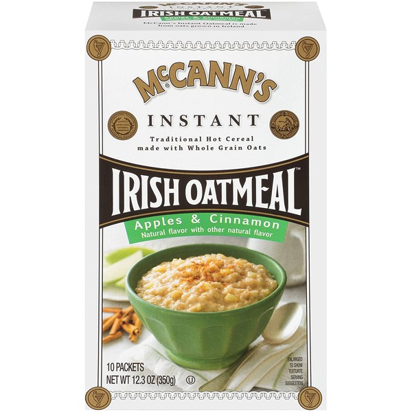 McCann’s Apples & Cinnamon Instant Irish Oatmeal, 10 Count