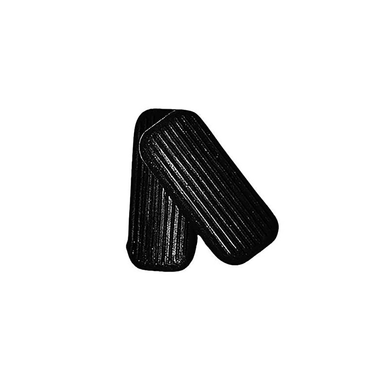 Korsteel Two Bar Stirrup Iron Treads, Black, 4"