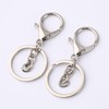 Key Chain Hardware [20 Pieces] One-touch Key Holder with Swivel