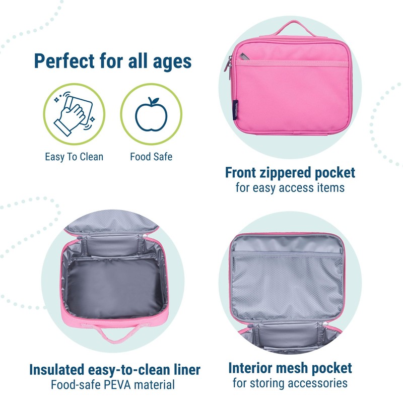 Wildkin Kids Insulated Lunch Box – Durable and Reusable for