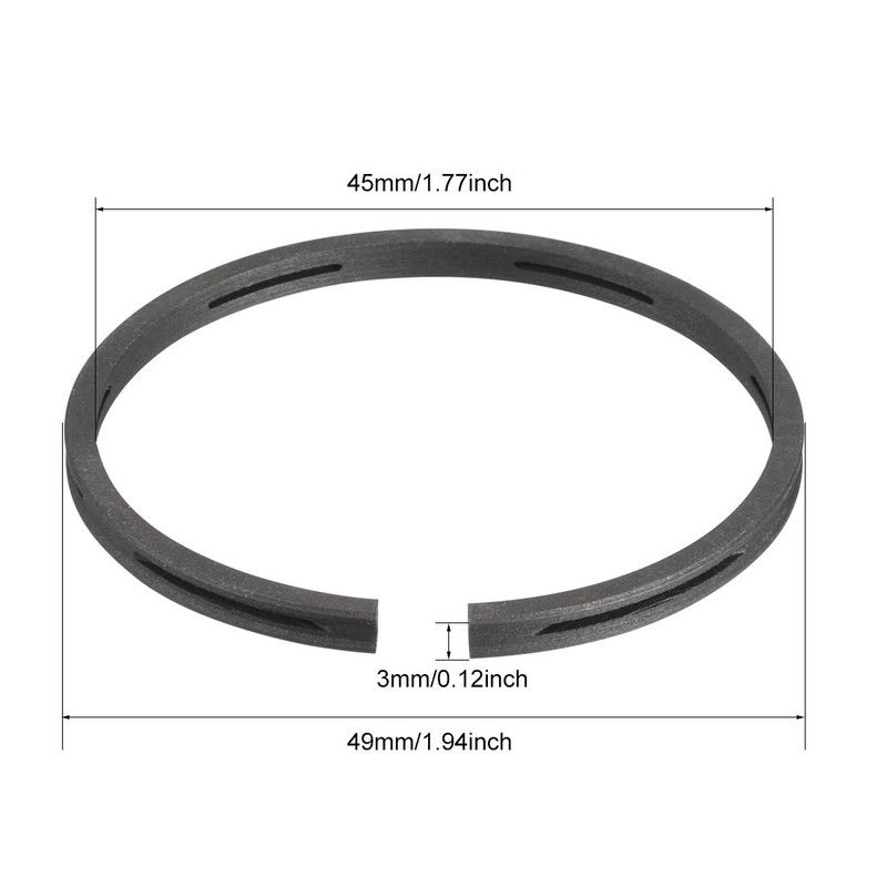 uxcell Engine Piston Ring Set 47mm ID 49mm OD Air