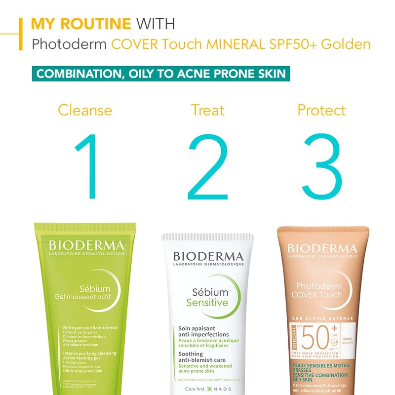 Photoderm Cover Touch Mineral Fps 50+ Dorado 40 Ml