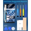 ARSSLY LCD Display for Motorola G53 5G Screen for Moto