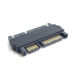 Multibao 3.5" 2.5inch SATA 22Pin 7+15 Male to SATA 22P 7+15 Male Extension convertor Straight Adapter