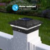 VOLISUN Solar Post Cap Light Outdoor,Solar Fence - Post Lights