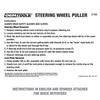 OEMTOOLS 37182 Steering Wheel Puller Set for All Major Makes