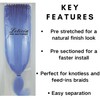 Pre sectioned Braiding Hair for Braids Blue Yaki Ez Braid