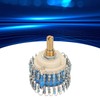 Two Channels Volume Potentiometer 2×24 Gear 20K High Accuracy Volume