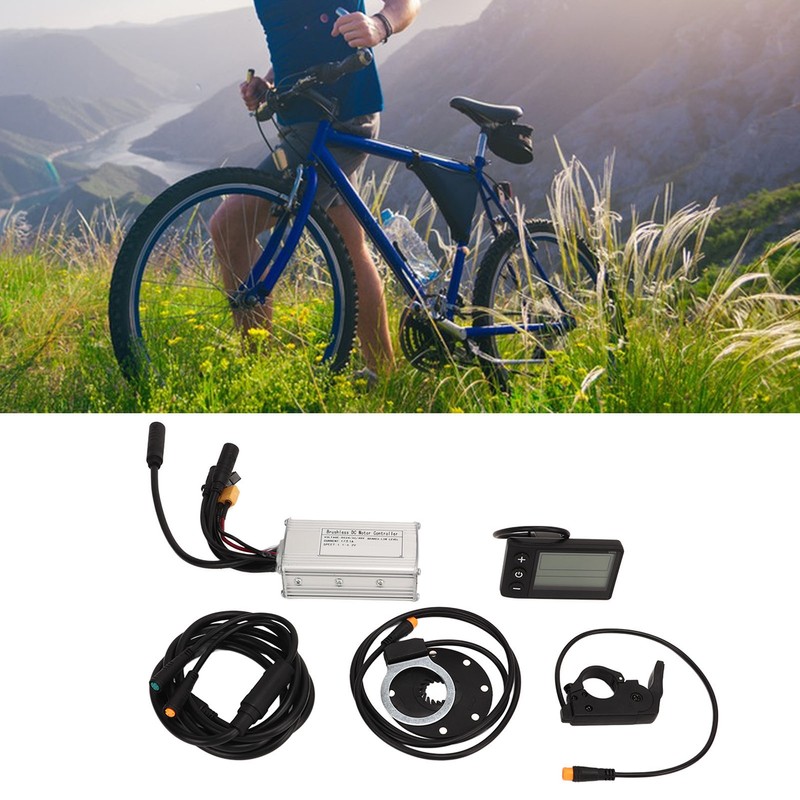 DC24V 36V 48V Electric Bike Conversion Kit with 17A 3