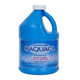 Baquacil 84321 Sanitizer & Algistat Chlorine-Free Swimming Pool Sanitizer Chemical, 64 oz