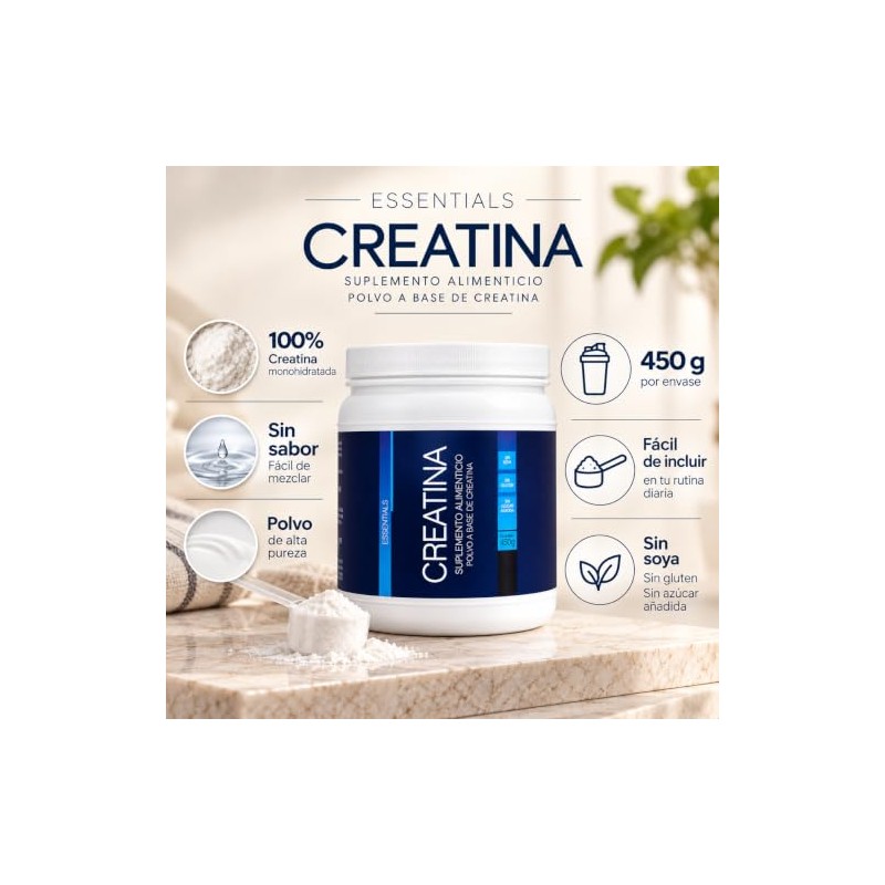 Nls Essentials Creatina Monohidratada Alta Pureza 450g