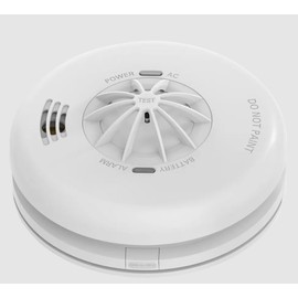 GL-P102A Green Lighting Heat Alarm, Mains Powered, Interlinkable up to 40 Units, 10-Year Life, Kitchen Safe