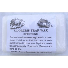 White Odorless Trap Wax 1 lb.