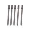 5-Piece Magnetic Long Hexagonal Cross Head Screwdriver Drill Set Compatible