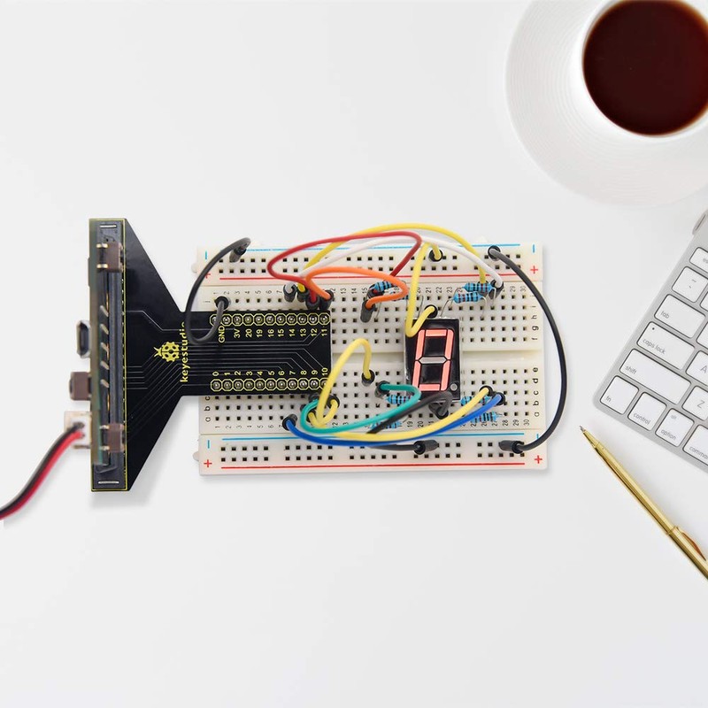 KEYESTUDIO Basic Starter Kit for Microbit V2.2 V1.5 (Not Included),