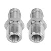 2 Pcs 1/2in NPT Male Thread to 5/8in Barb Connector