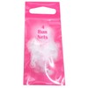 Serenade - 4 Fine Mesh Elasticated Bun Nets (White)