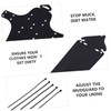 BESPORTBLE Adjustable Plastic Bike Mudguard for Mountain Biking Front and