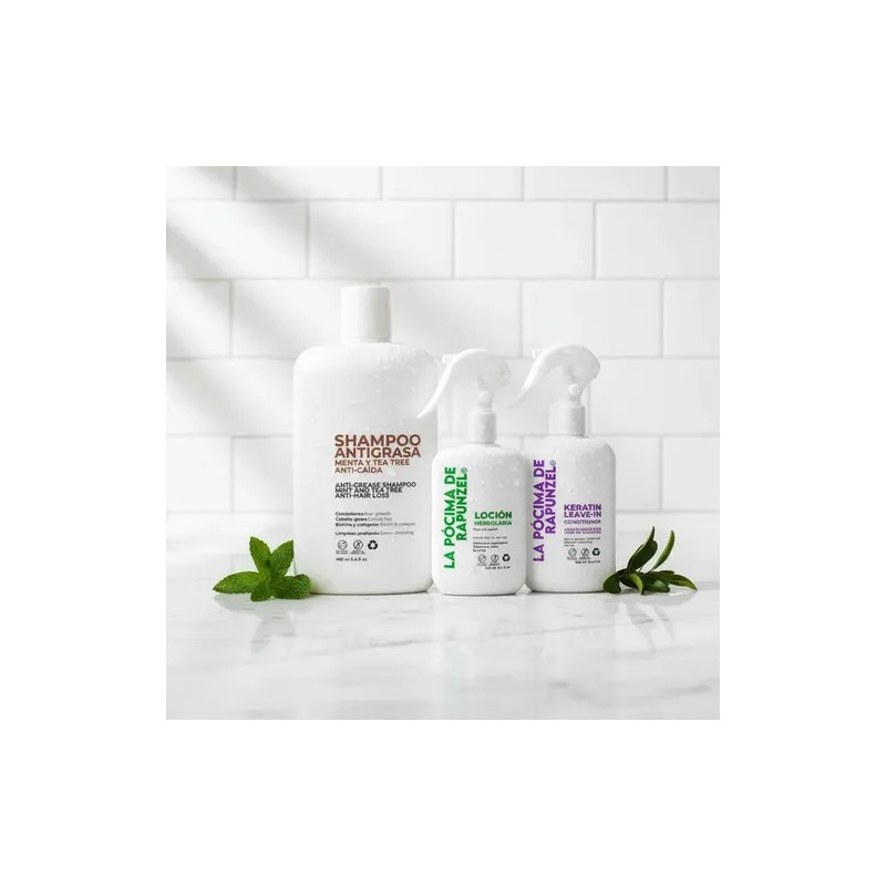 Kit Shampoo Antigrasa Rapunzel + Acondicionador De Regalo