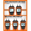 DMT01 Digital Manometer POROMETISTO, Manual Calibration Custom Zero