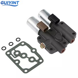 GUIYINT Transmission Shift Solenoid with Gasket Kit Compatible with Honda Acura Accord Odyssey Pilot Prelude, Replacement for OEM 28250-P6H-024