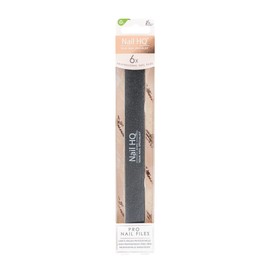NAIL HQ Professional Nail Files x 6,Black