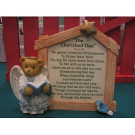 Nativity Prayer Plaque Cherished Teddies 176362